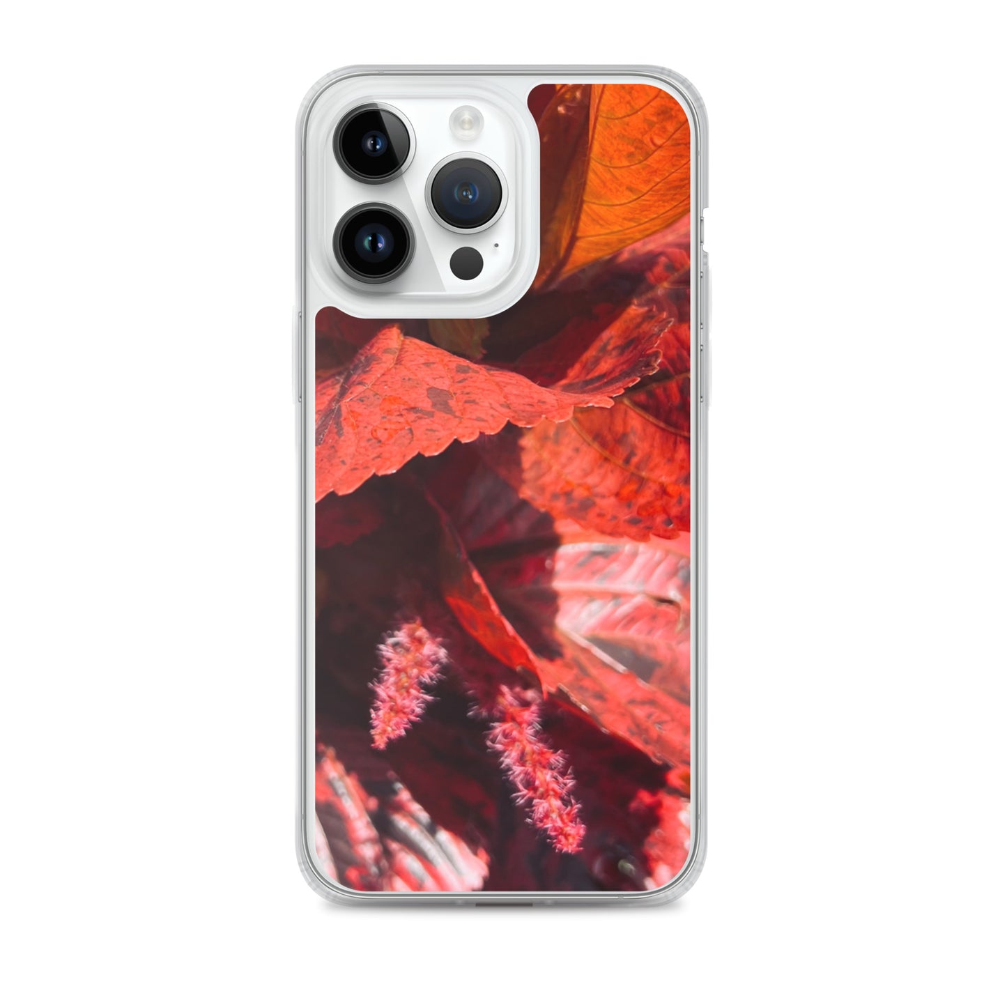 Red Plant Close-up (iPhone Case)