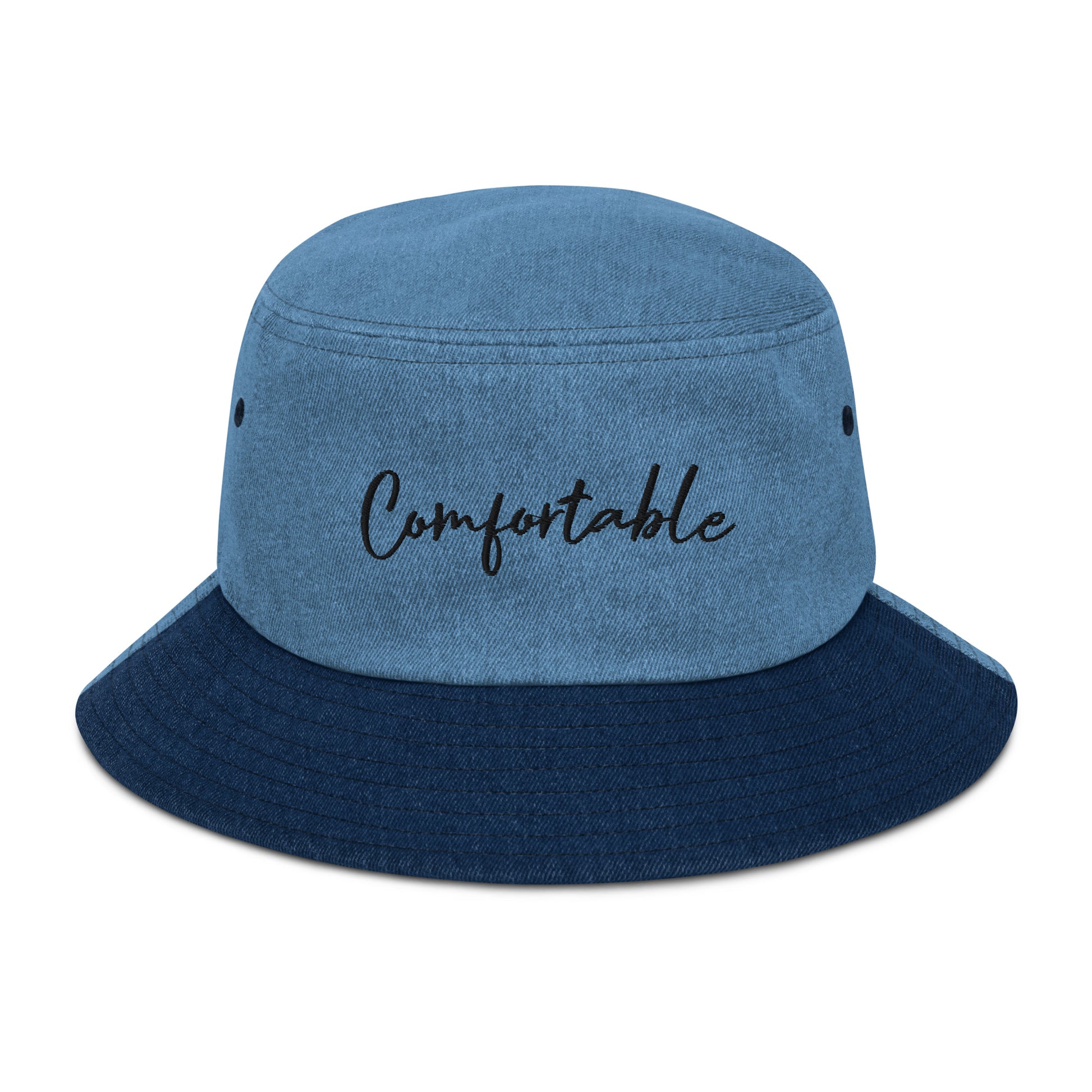 "Comfortable" Denim Bucket Hat - Comfortable Culture - Classic / Light Deni - Hats - Comfortable Culture