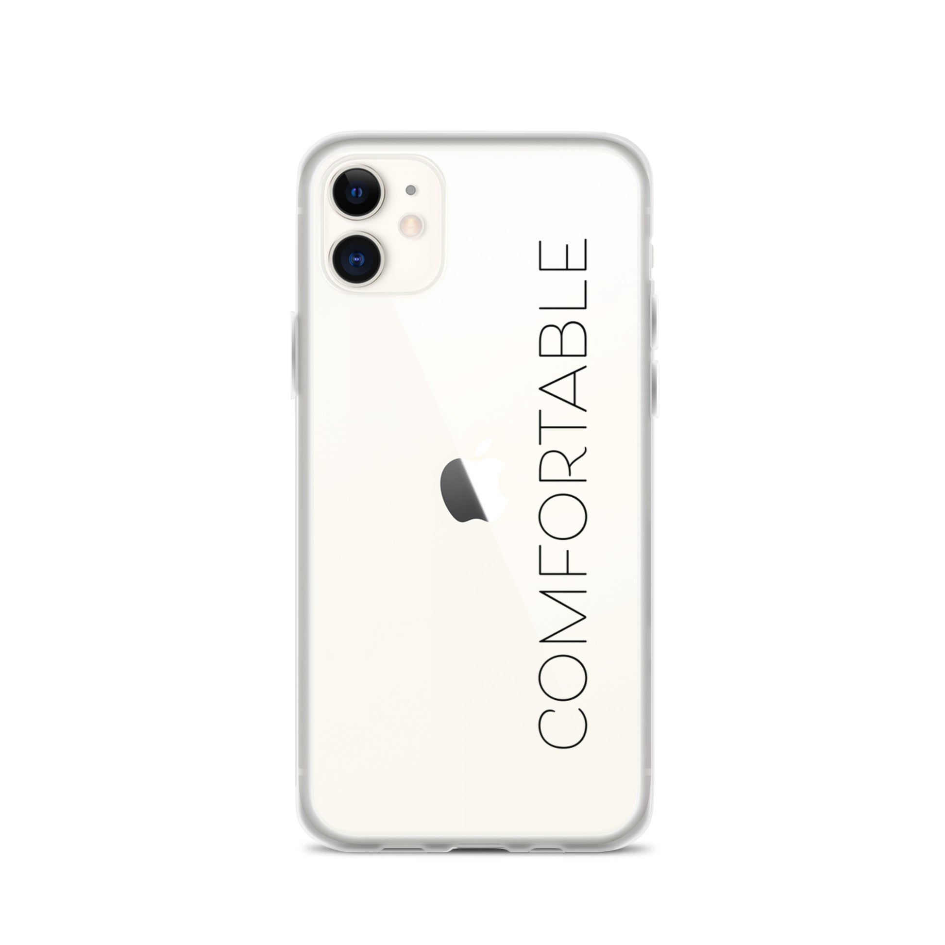 "Comfortable" iPhone Case (Black Text) - Comfortable Culture - iPhone 11 - Mobile Phone Cases - Comfortable Culture