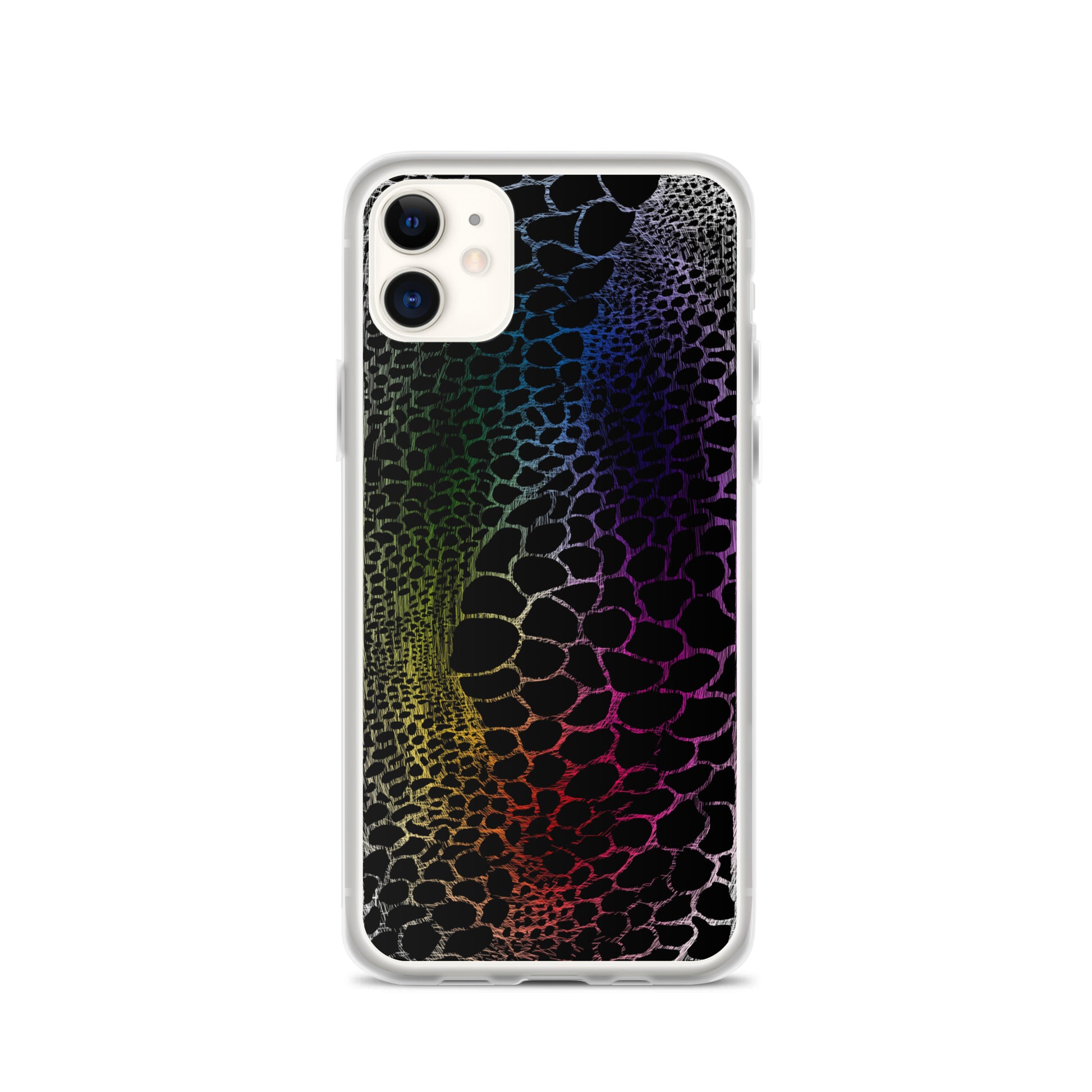 Wild Rainbow Outline (iPhone Case) - Comfortable Culture - iPhone 11 - Mobile Phone Cases - Comfortable Culture