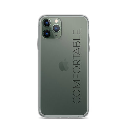 "Comfortable" iPhone Case (Black Text) - Comfortable Culture - iPhone 11 Pro - Mobile Phone Cases - Comfortable Culture