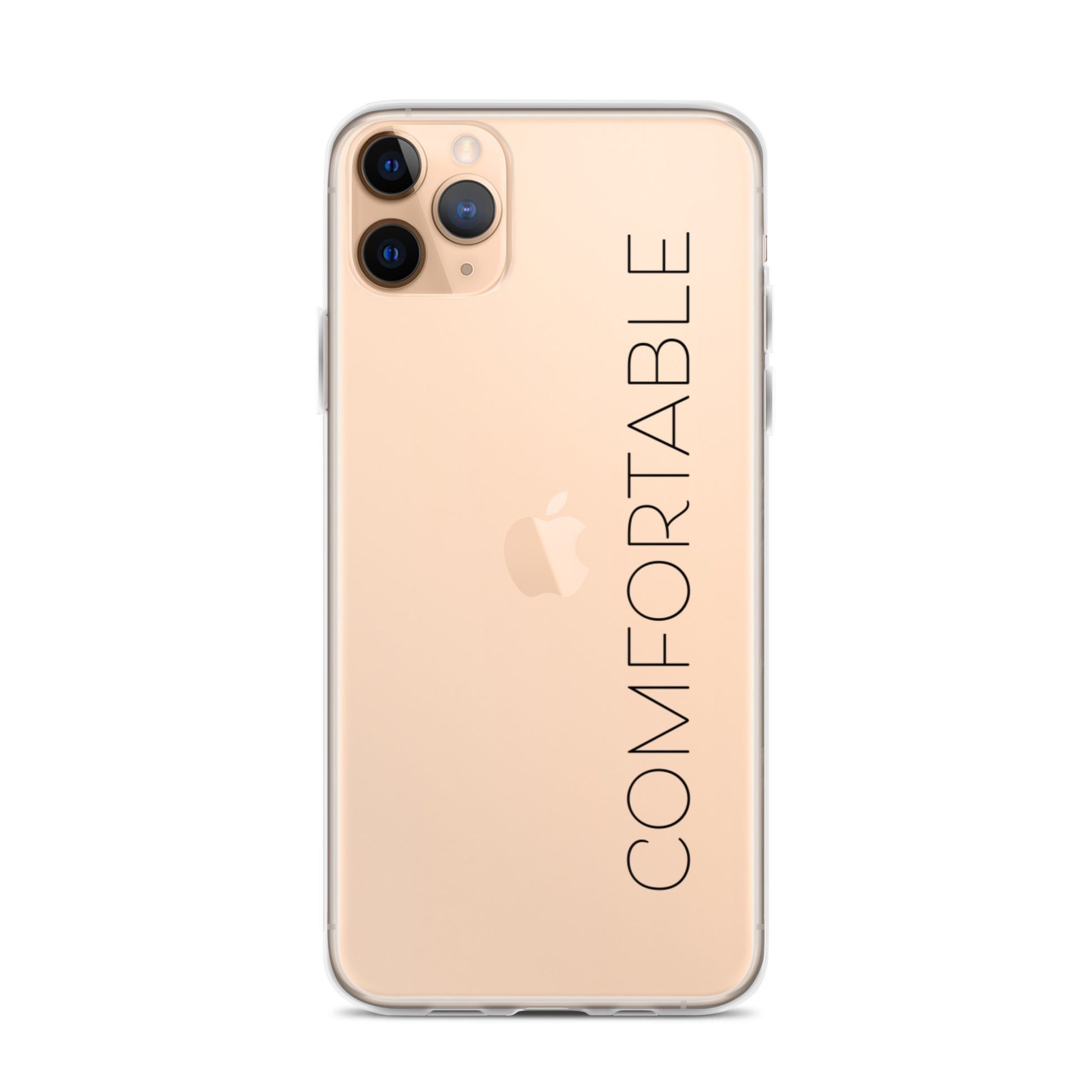 "Comfortable" iPhone Case (Black Text) - Comfortable Culture - iPhone 11 Pro Max - Mobile Phone Cases - Comfortable Culture