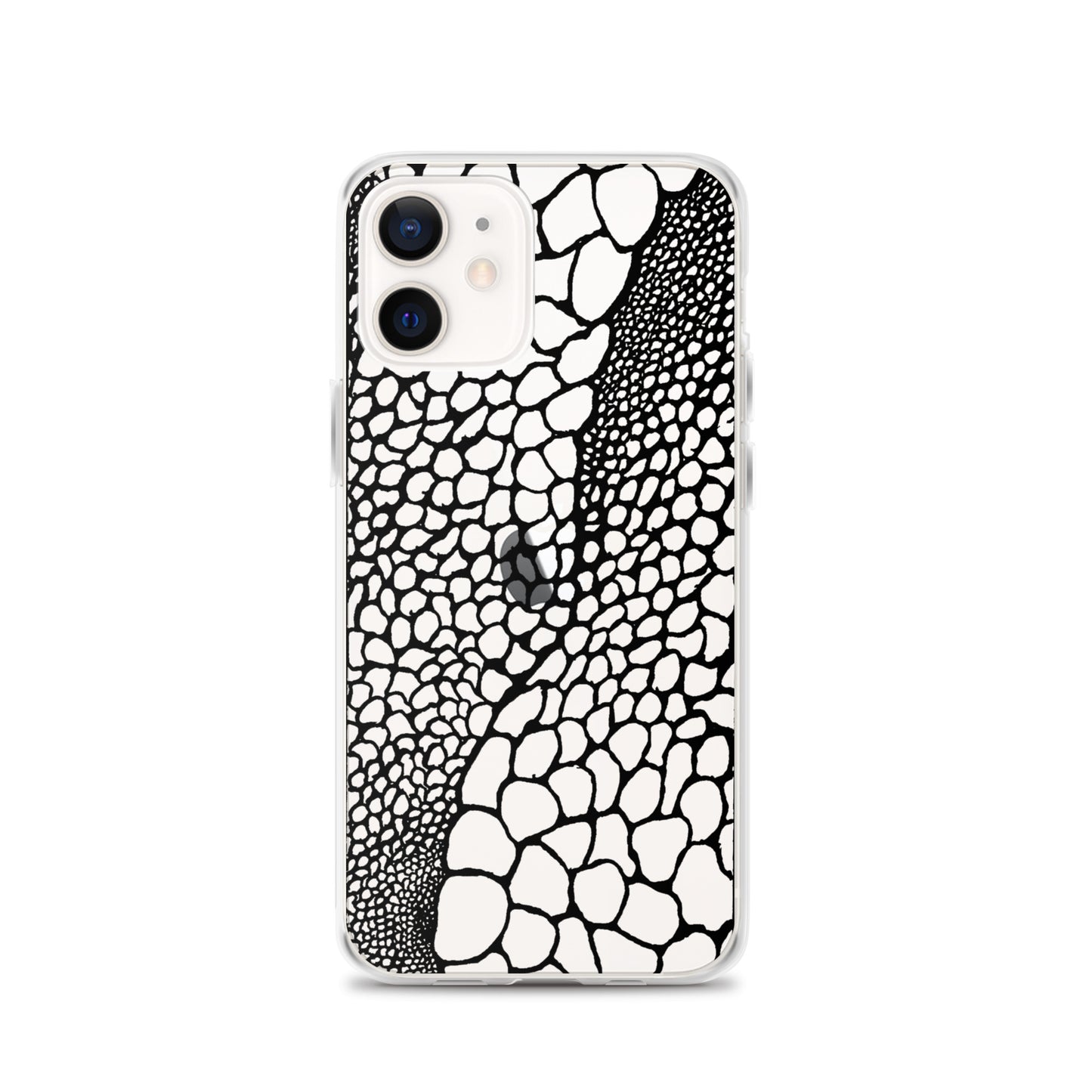 Abstract Bubble Drawing (Clear iPhone Case) - Comfortable Culture - iPhone 12 - Mobile Phone Cases - Comfortable Culture