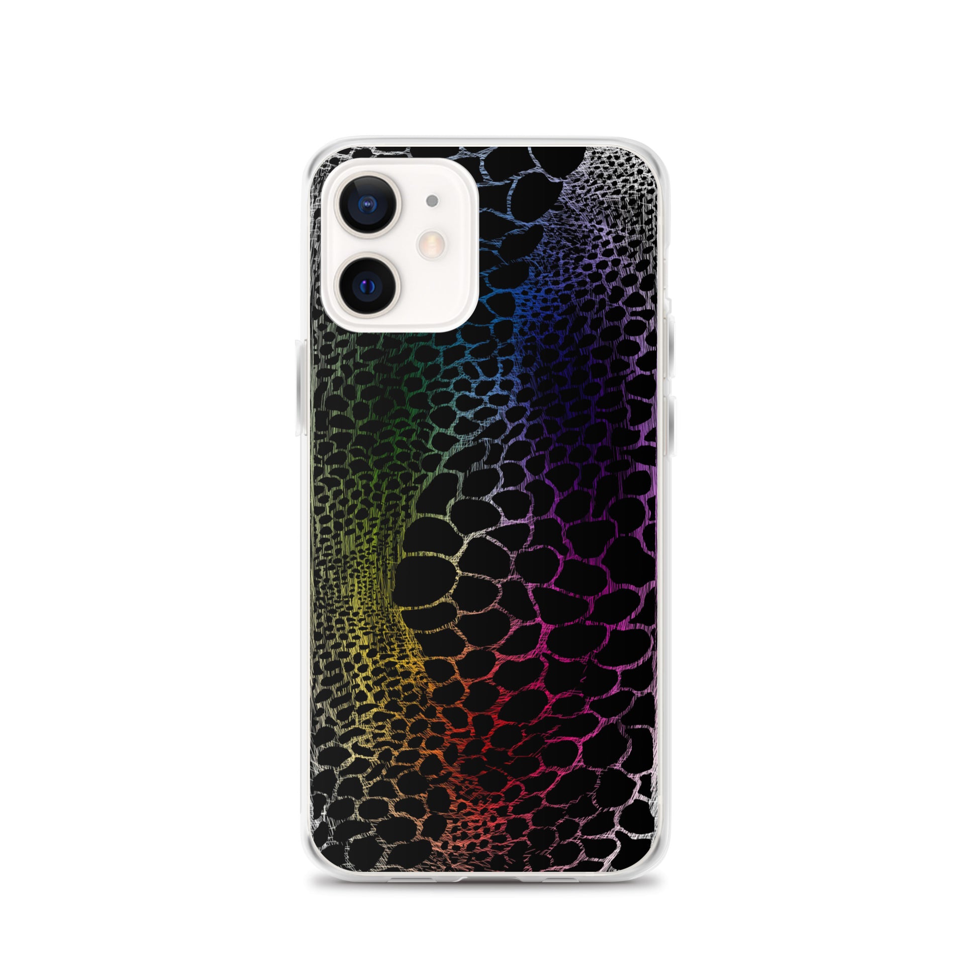 Wild Rainbow Outline (iPhone Case) - Comfortable Culture - iPhone 12 - Mobile Phone Cases - Comfortable Culture