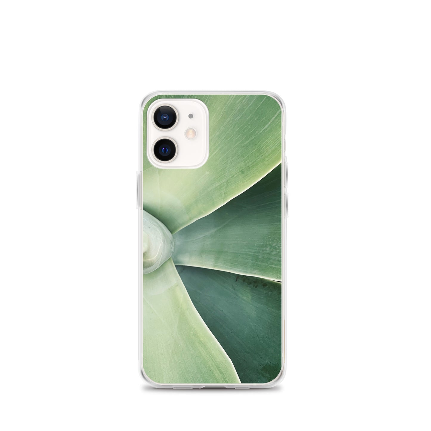 Green Leaf Split (iPhone Case) - Comfortable Culture - iPhone 12 mini - Mobile Phone Cases - Comfortable Culture