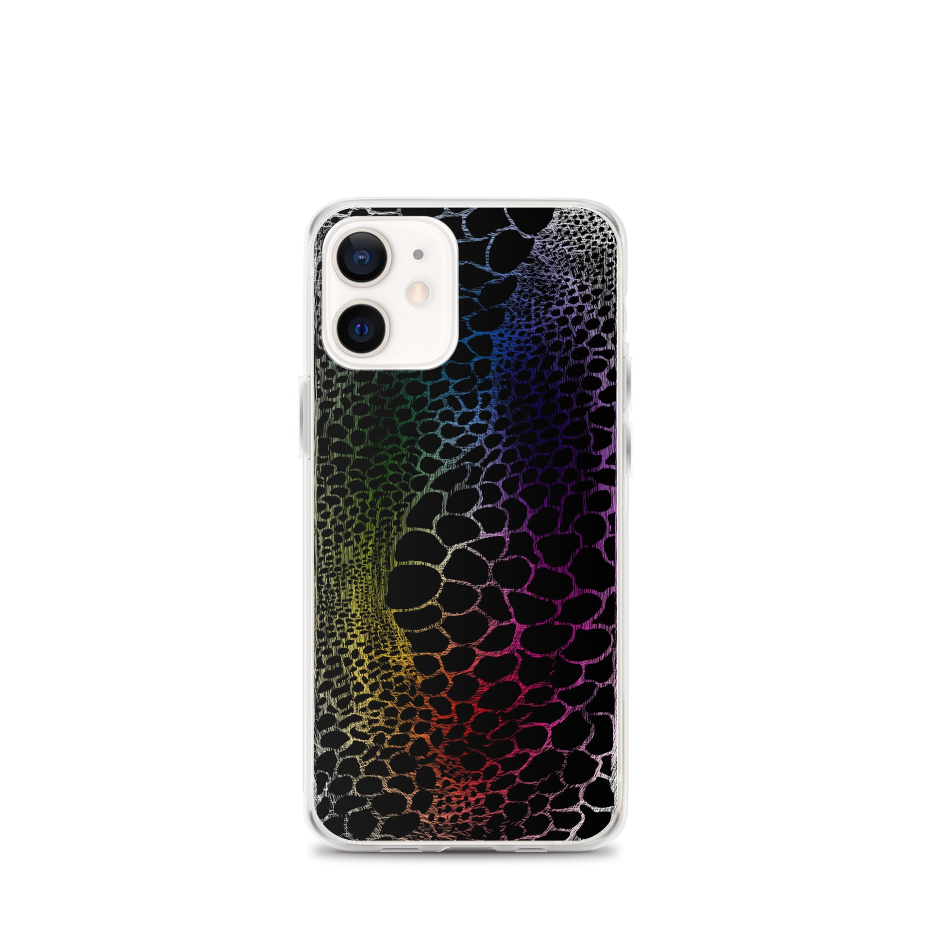 Wild Rainbow Outline (iPhone Case) - Comfortable Culture - iPhone 12 mini - Mobile Phone Cases - Comfortable Culture