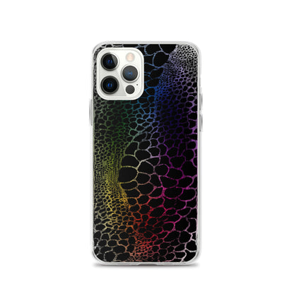 Wild Rainbow Outline (iPhone Case) - Comfortable Culture - iPhone 12 Pro - Mobile Phone Cases - Comfortable Culture