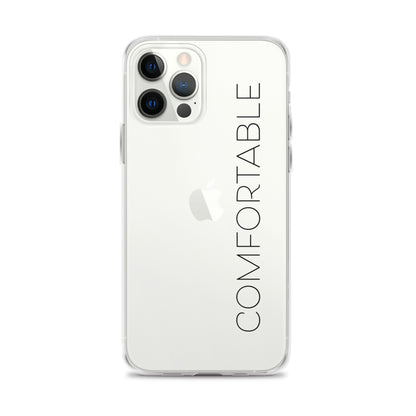 "Comfortable" iPhone Case (Black Text) - Comfortable Culture - iPhone 12 Pro Max - Mobile Phone Cases - Comfortable Culture
