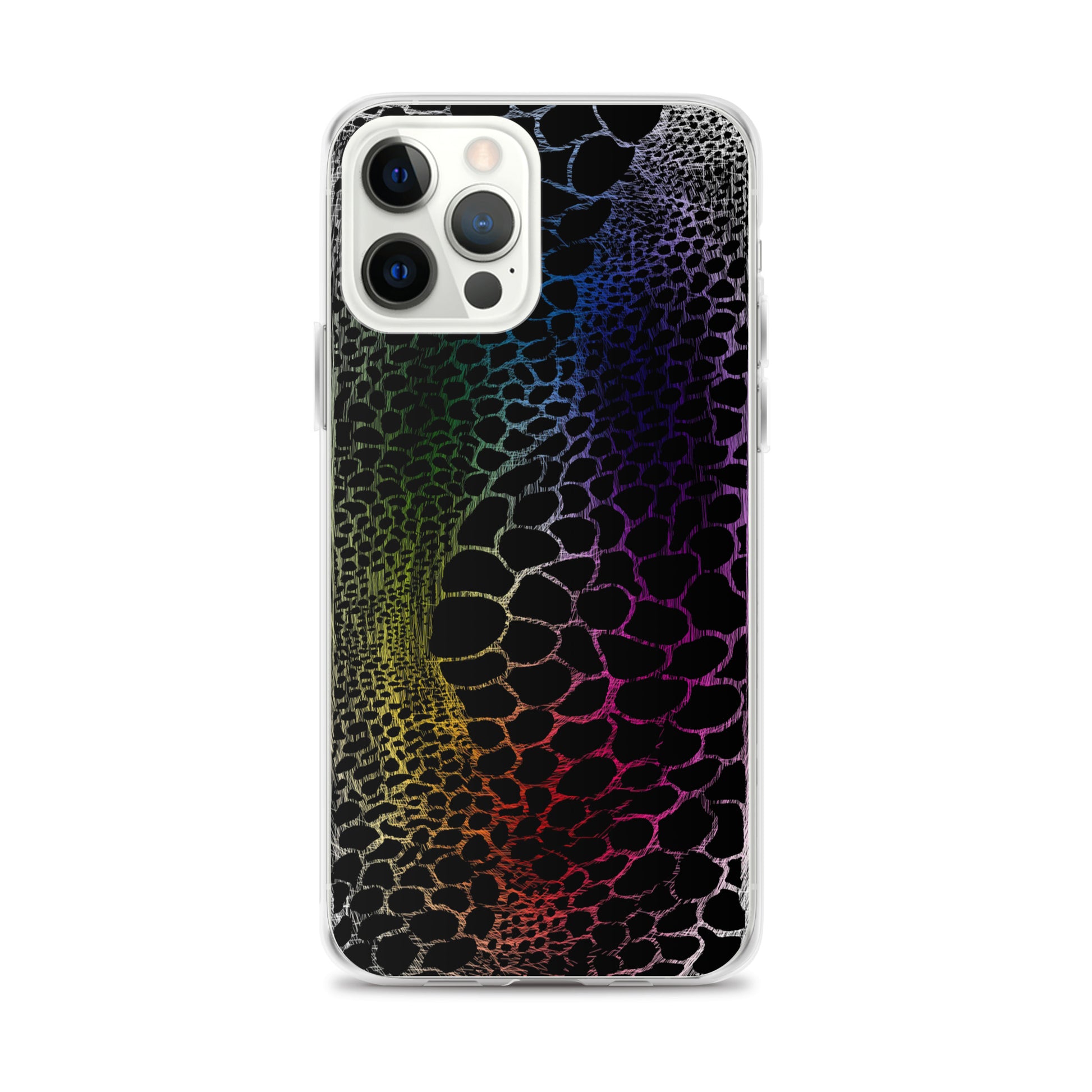Wild Rainbow Outline (iPhone Case) - Comfortable Culture - iPhone 12 Pro Max - Mobile Phone Cases - Comfortable Culture