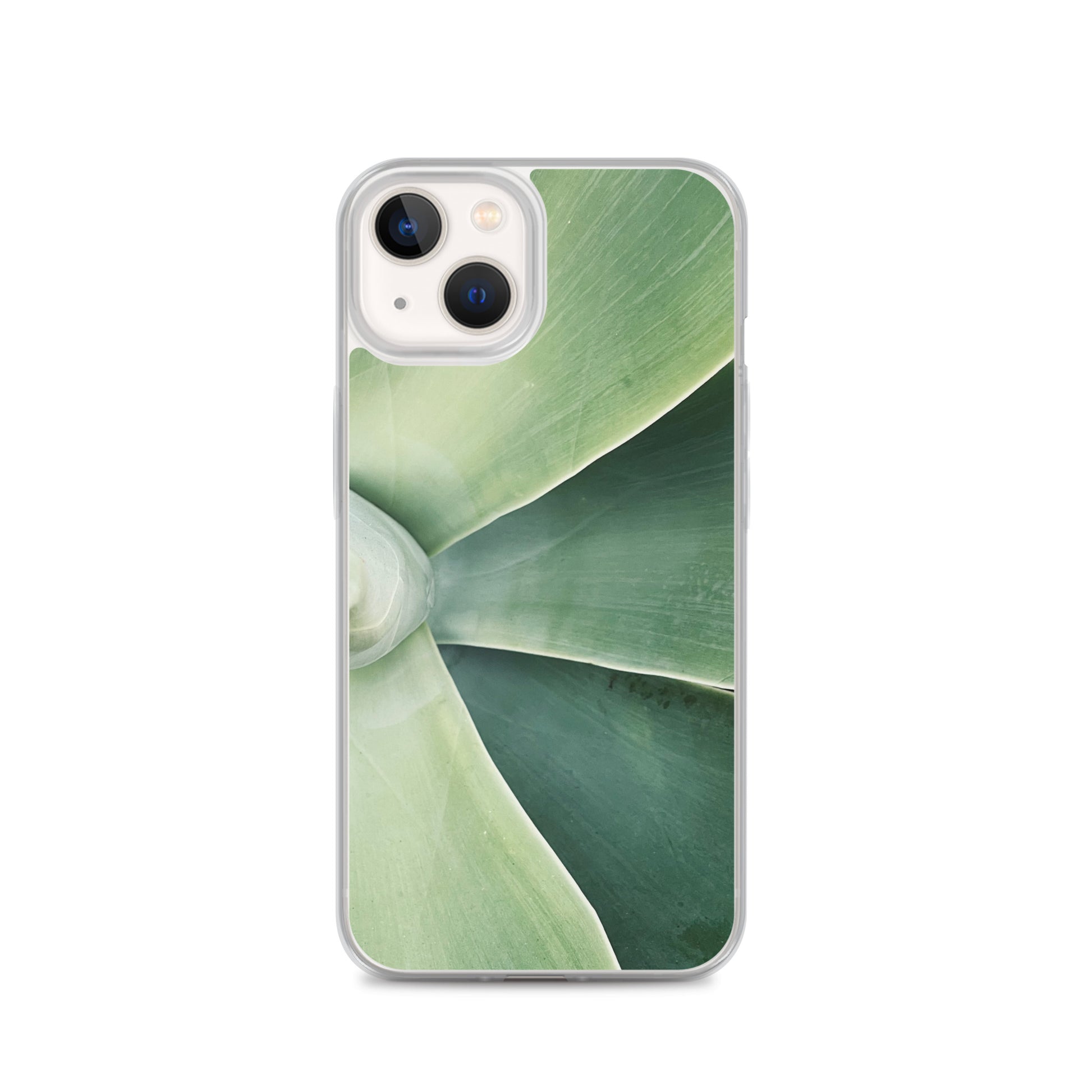 Green Leaf Split (iPhone Case) - Comfortable Culture - iPhone 13 - Mobile Phone Cases - Comfortable Culture