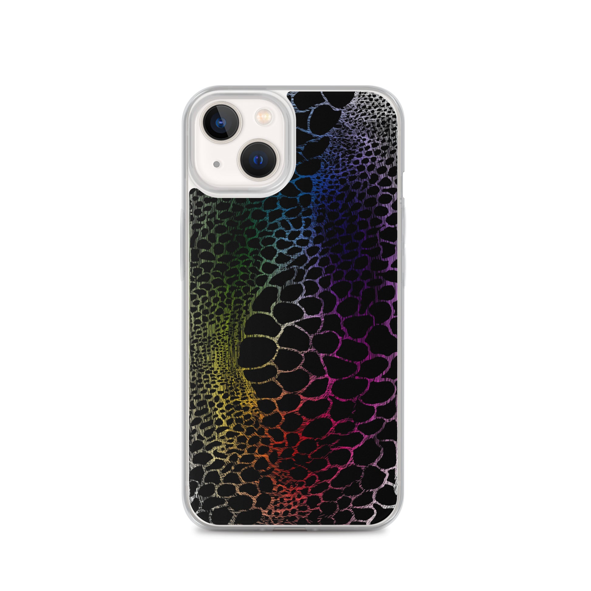 Wild Rainbow Outline (iPhone Case) - Comfortable Culture - iPhone 13 - Mobile Phone Cases - Comfortable Culture