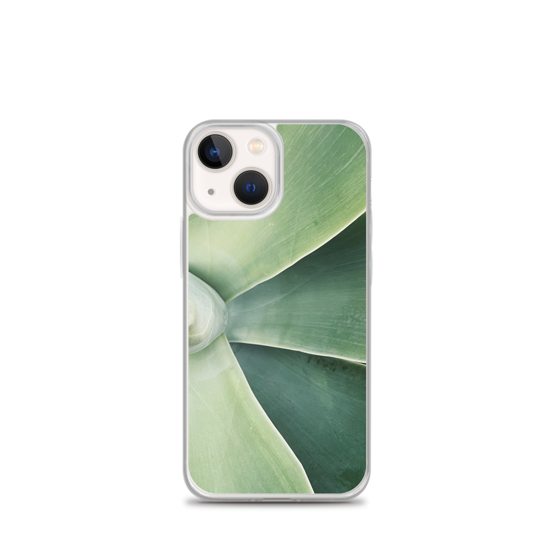 Green Leaf Split (iPhone Case) - Comfortable Culture - iPhone 13 mini - Mobile Phone Cases - Comfortable Culture