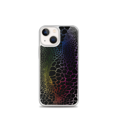 Wild Rainbow Outline (iPhone Case) - Comfortable Culture - iPhone 13 mini - Mobile Phone Cases - Comfortable Culture