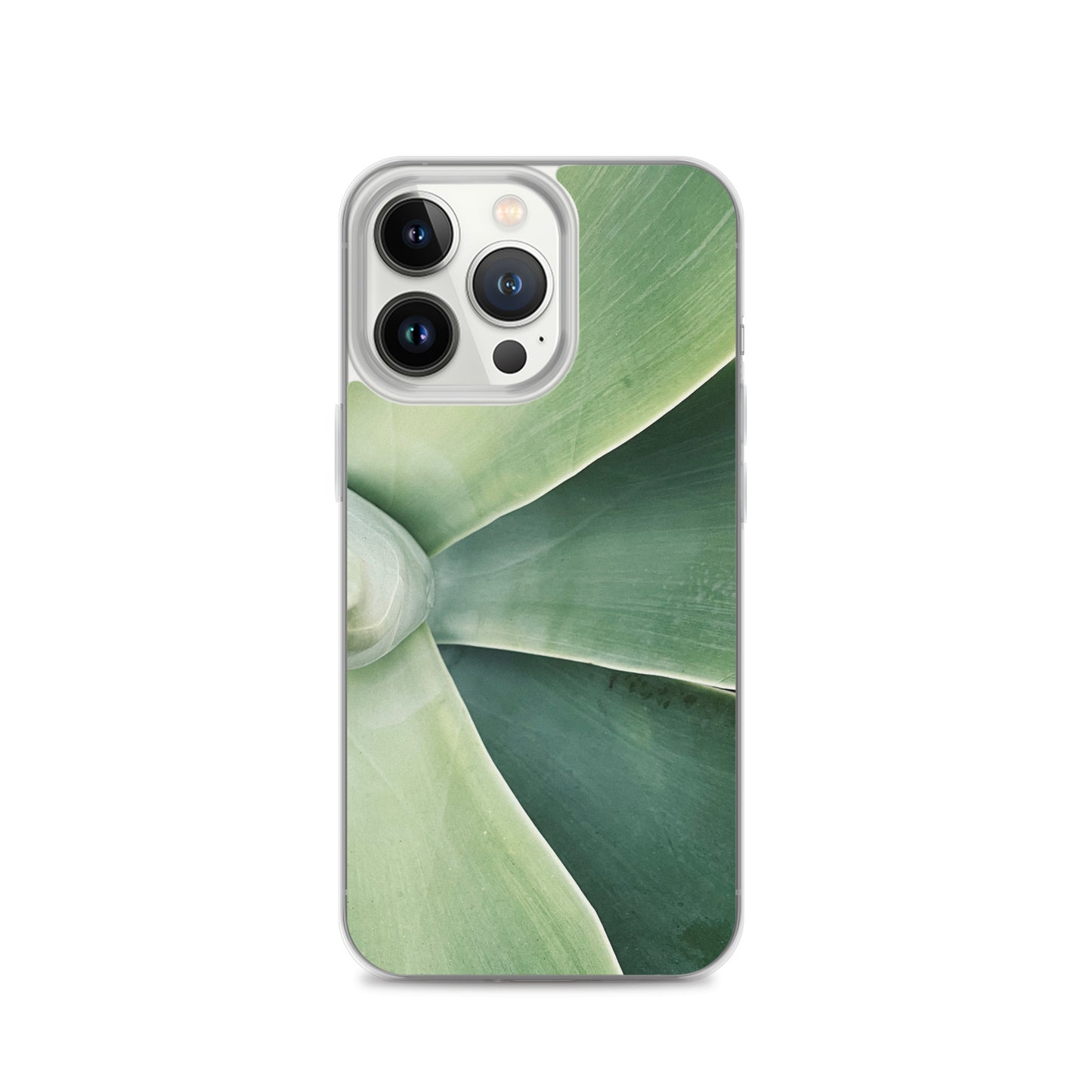 Green Leaf Split (iPhone Case) - Comfortable Culture - iPhone 13 Pro - Mobile Phone Cases - Comfortable Culture