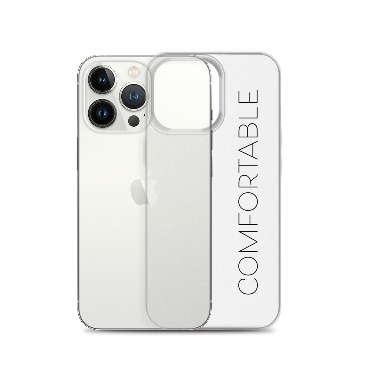 "Comfortable" iPhone Case (Black Text) - Comfortable Culture - Mobile Phone Cases - Comfortable Culture