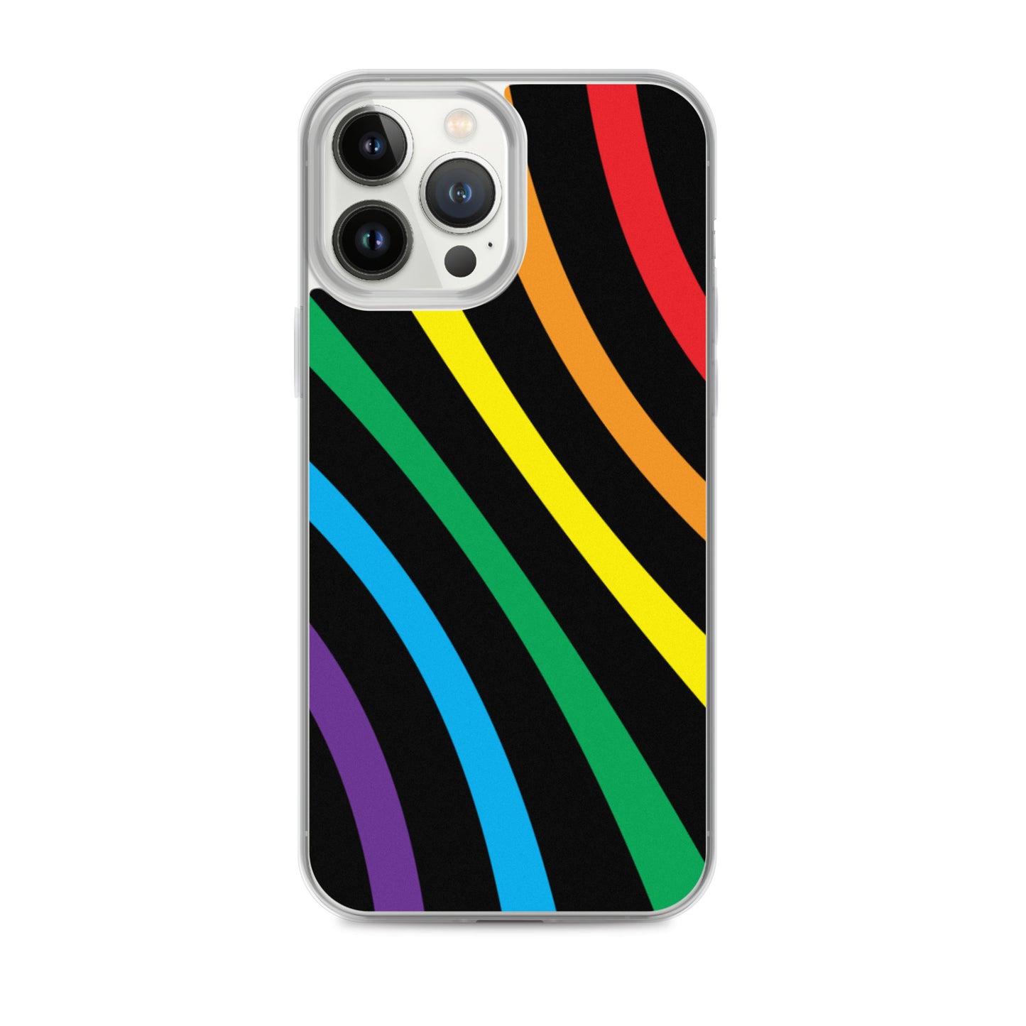 Rainbow Lines iPhone Case - Comfortable Culture - iPhone 13 Pro Max - Mobile Phone Cases - Comfortable Culture
