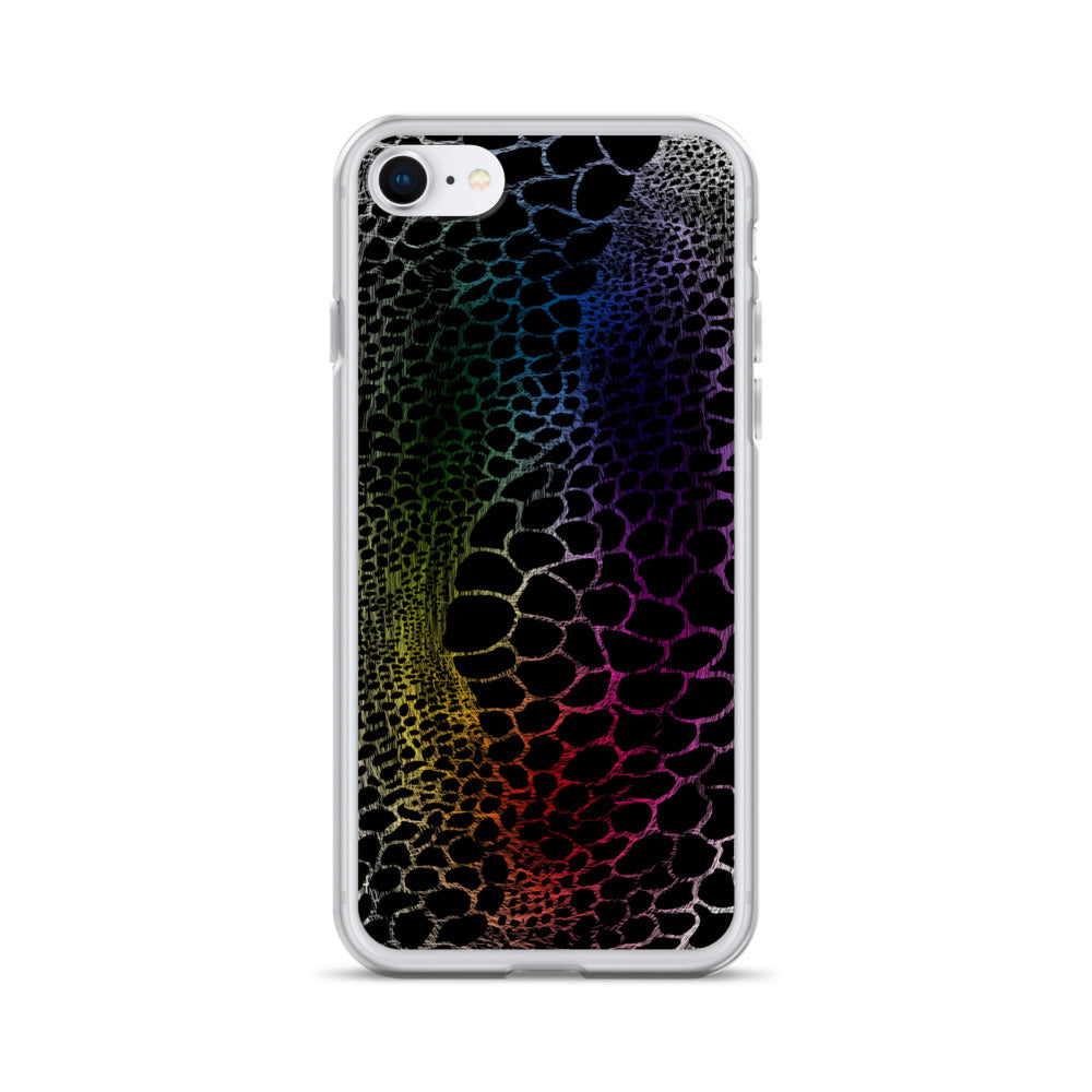Wild Rainbow Outline (iPhone Case) - Comfortable Culture - iPhone 7/8 - Mobile Phone Cases - Comfortable Culture