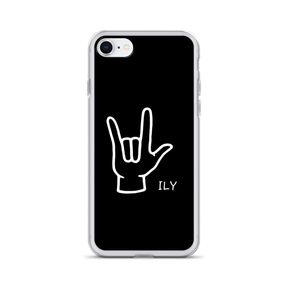 ILY Phone Case - Comfortable Culture - iPhone 7/8 - Mobile Phone Cases - Comfortable Culture