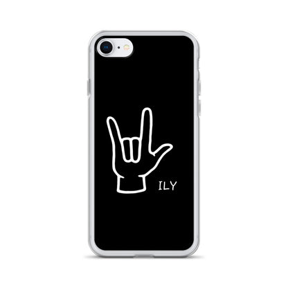 ILY Phone Case - Comfortable Culture - iPhone SE - Mobile Phone Cases - Comfortable Culture