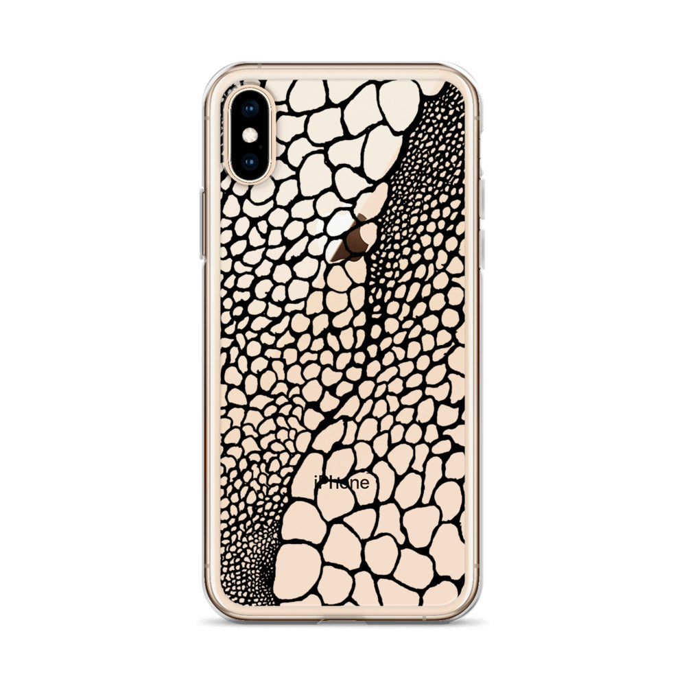 Abstract Bubble Drawing (Clear iPhone Case) - Comfortable Culture - Mobile Phone Cases - Comfortable Culture