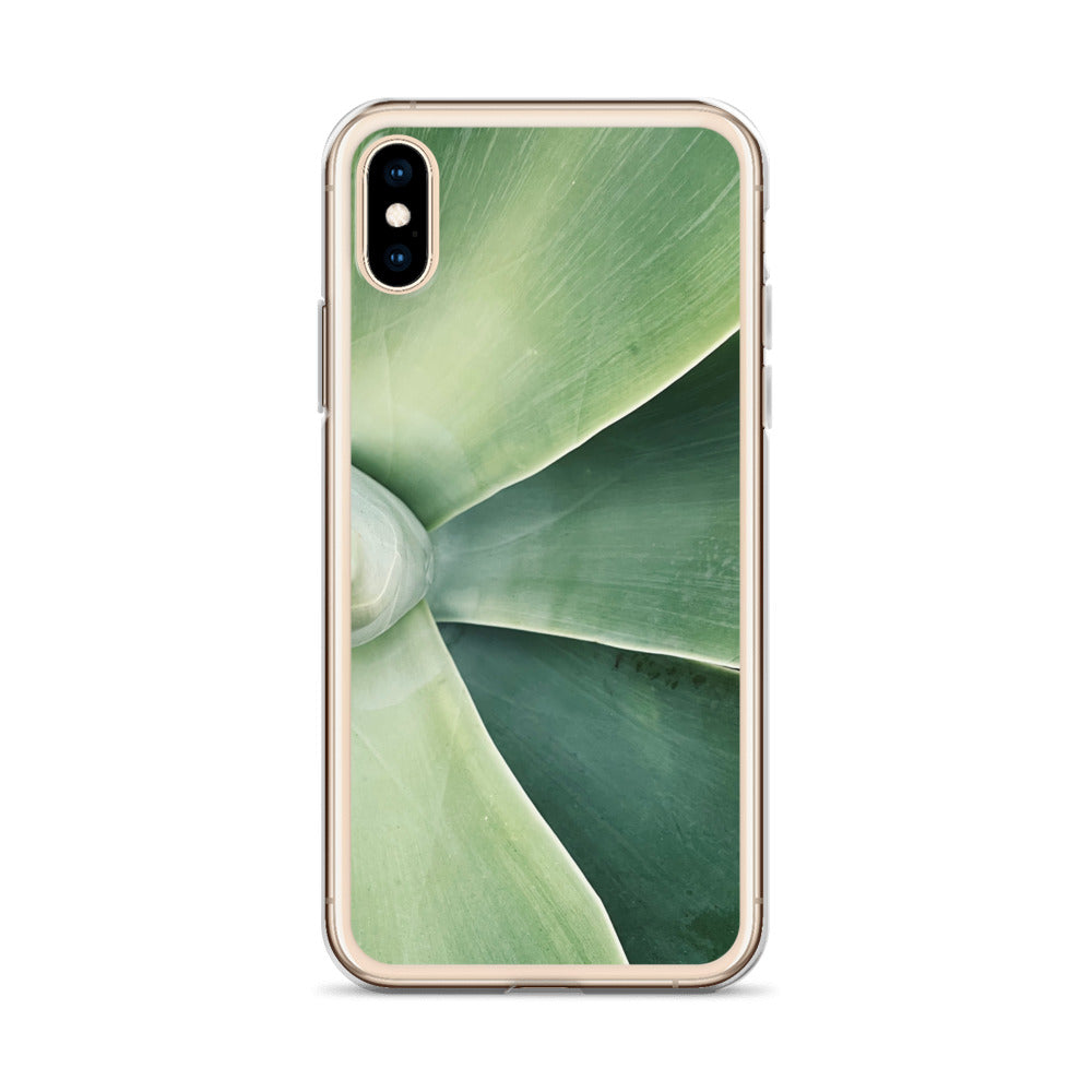 Green Leaf Split (iPhone Case) - Comfortable Culture - Mobile Phone Cases - Comfortable Culture