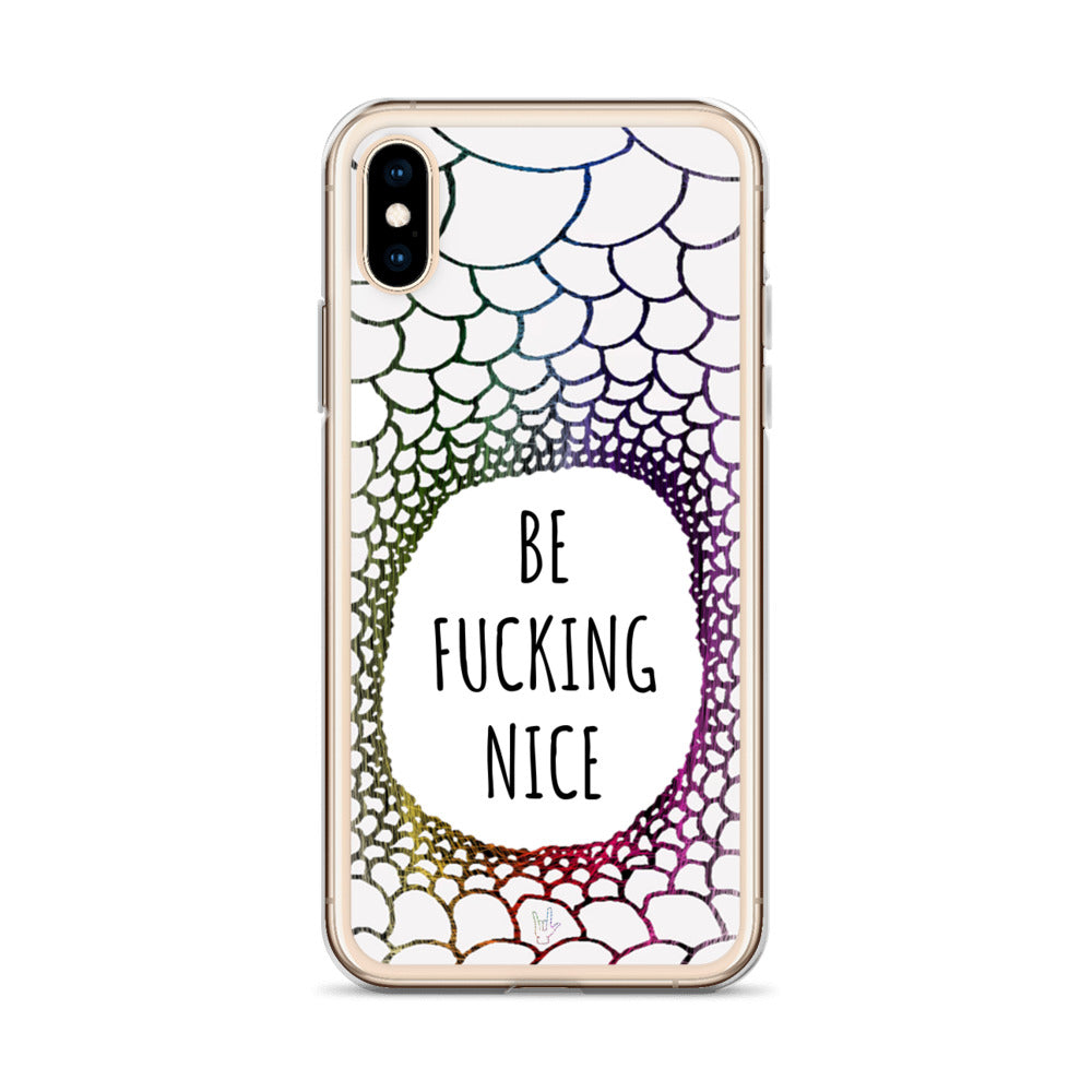 Be Fucking Nice (iPhone Case) - Comfortable Culture - Mobile Phone Cases - Comfortable Culture