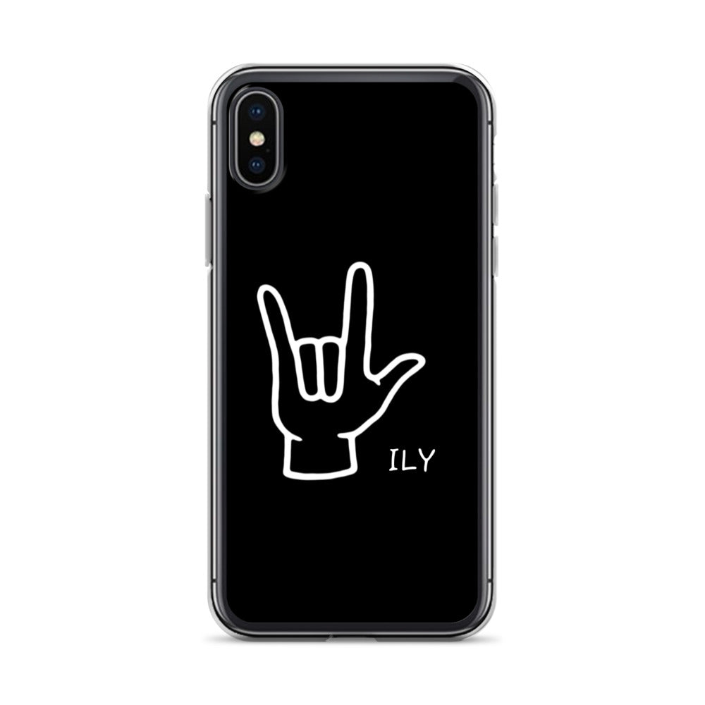ILY Phone Case - Comfortable Culture - iPhone X/XS - Mobile Phone Cases - Comfortable Culture
