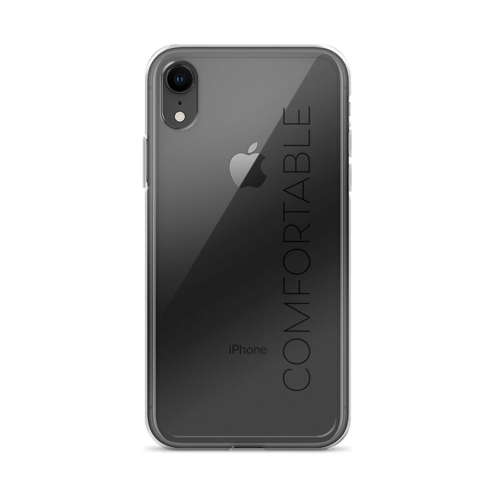 "Comfortable" iPhone Case (Black Text) - Comfortable Culture - iPhone XR - Mobile Phone Cases - Comfortable Culture