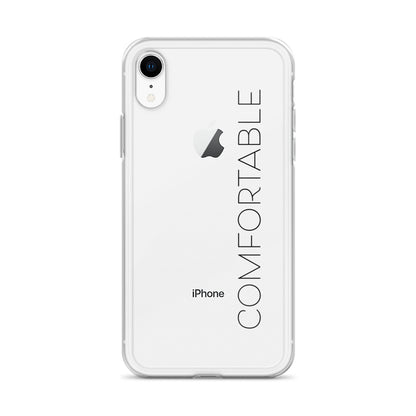"Comfortable" iPhone Case (Black Text) - Comfortable Culture - Mobile Phone Cases - Comfortable Culture