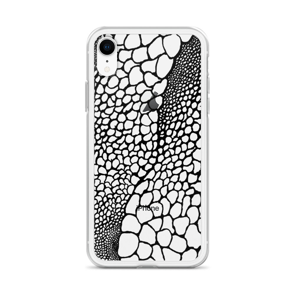 Abstract Bubble Drawing (Clear iPhone Case) - Comfortable Culture - Mobile Phone Cases - Comfortable Culture