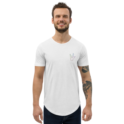 ILY Men's Curved Hem T-Shirt - Comfortable Culture - Shirts & Tops - Comfortable Culture