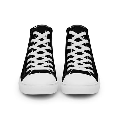 ILY Men’s High Top Canvas Shoes | Sign Language Sneaker | Casual Print Shoes | Stylish Festival Sneakers | ASL Shoes | Lace Up Sneakers | - Comfortable Culture - Shoes - Comfortable Culture