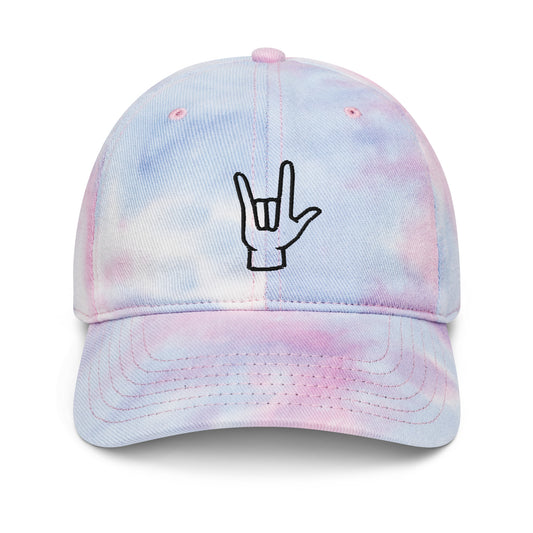 ILY Tie Dye Hat - Comfortable Culture - Cotton Candy - Hats - Comfortable Culture
